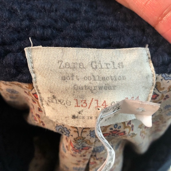 Zara girls navy jacket - Picture 8 of 8